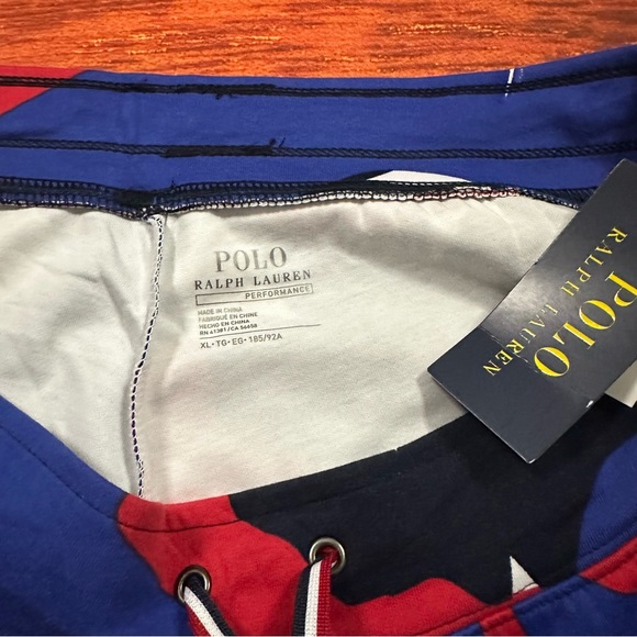 Brand NWT Men’s Polo by Ralph Lauren Red White & Blue Cano Joggers - Picture 5 of 5